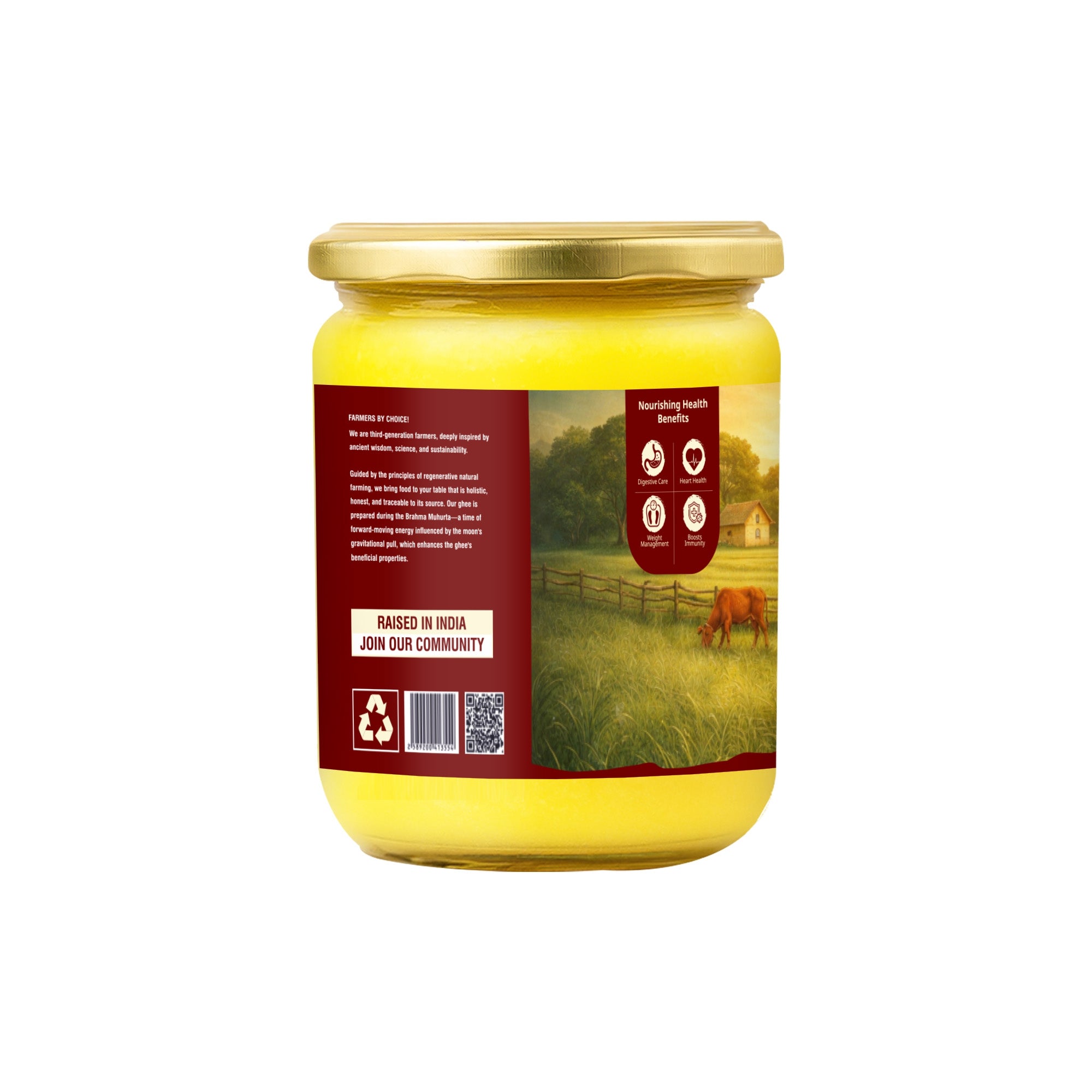 Pure A2 Gir Cow Desi Ghee (150ML)