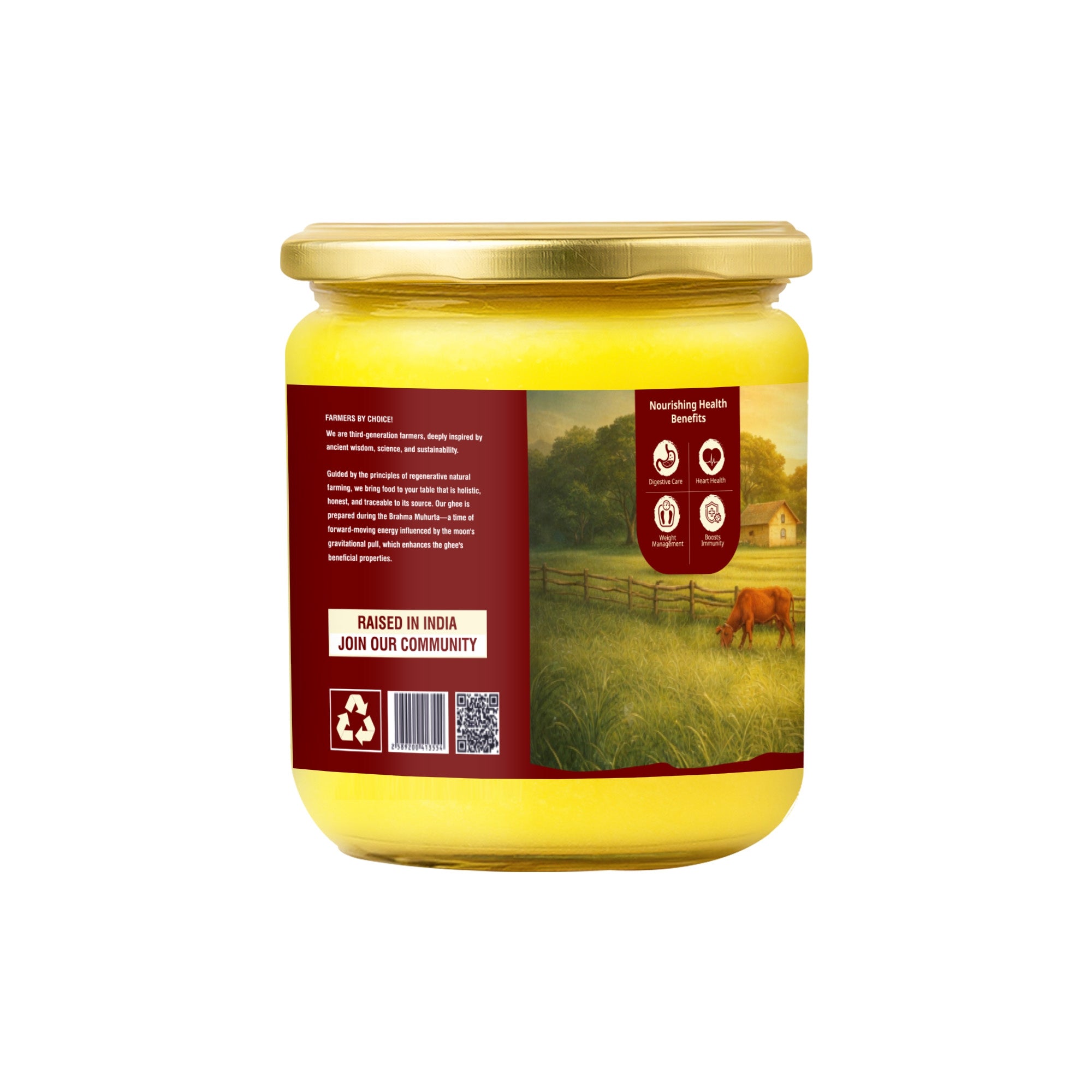 Pure A2 Gir Cow Desi Ghee (250ML)